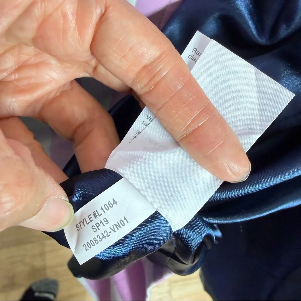 J. Crew Pink Gingham Trench Coat -Size 12-Belted NWT - Picture 9 of 16